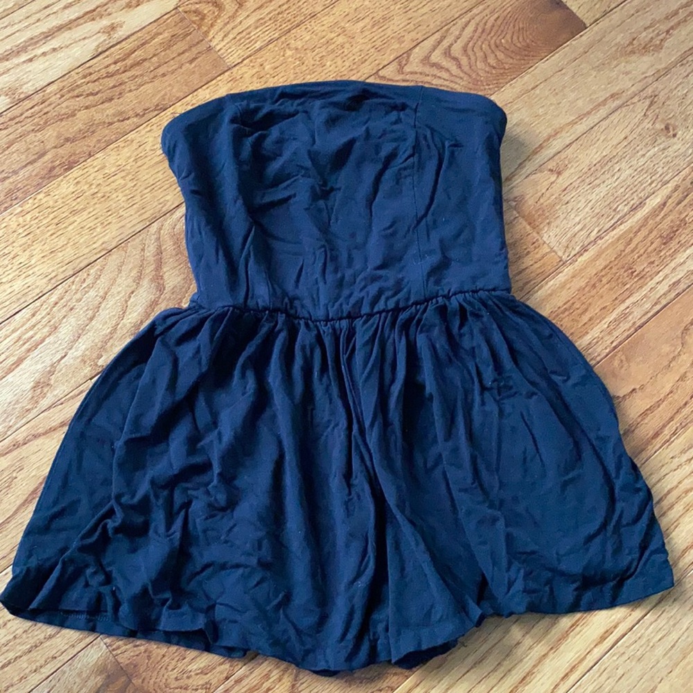 Bloomingdale’s Aqua black romper size S